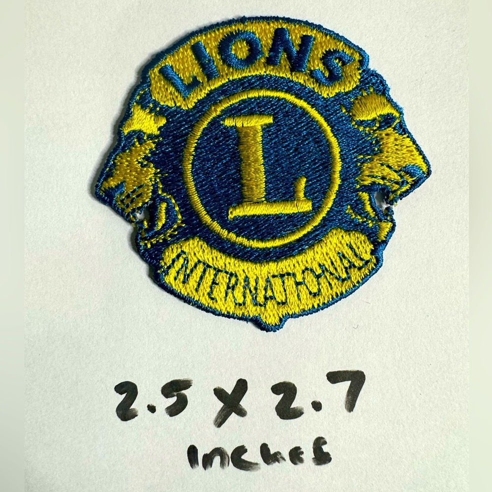 Lions international patch